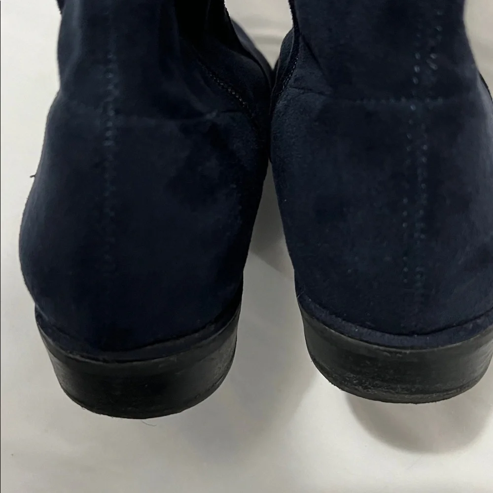 Marc Fisher “Hulie” Navy Suede Over the Knee Boots